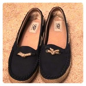 UGG blue flats